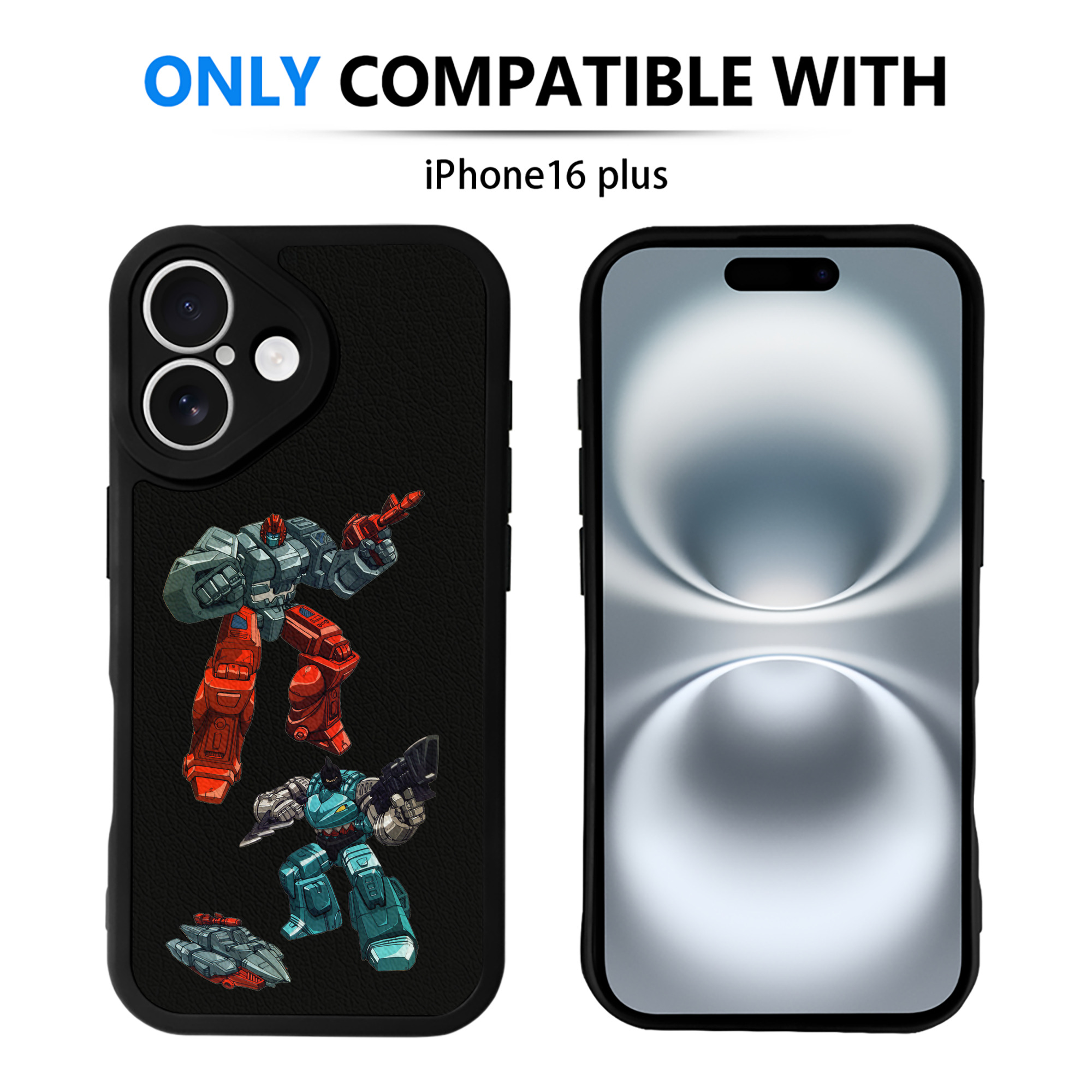 （画像用）  【iPhone 16シリーズ対応】シリコンスマホケース（レザー調） 材質：シリコン